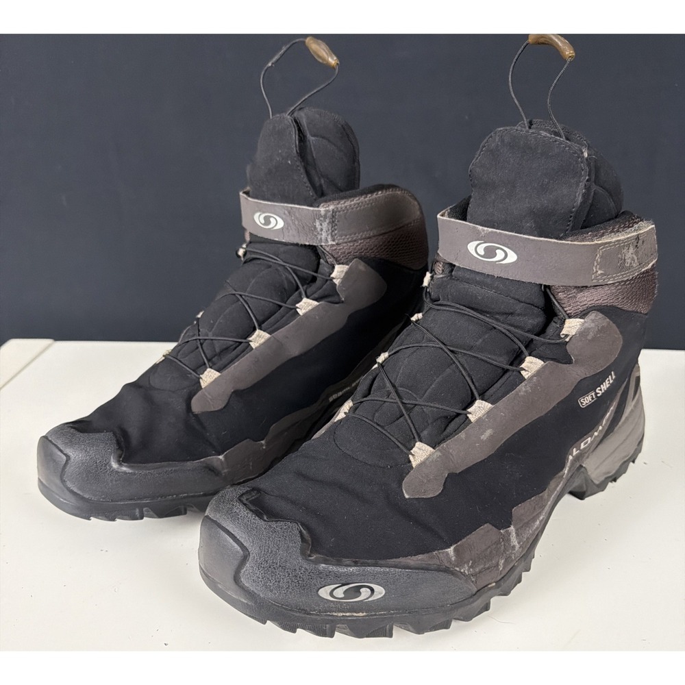 Vintage 2006 Solomon Seamless Softshell 3D Fit Hiking Boots Mens 13 Rare Gorpcor